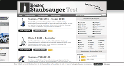 Desktop Screenshot of besterstaubsaugertest.de
